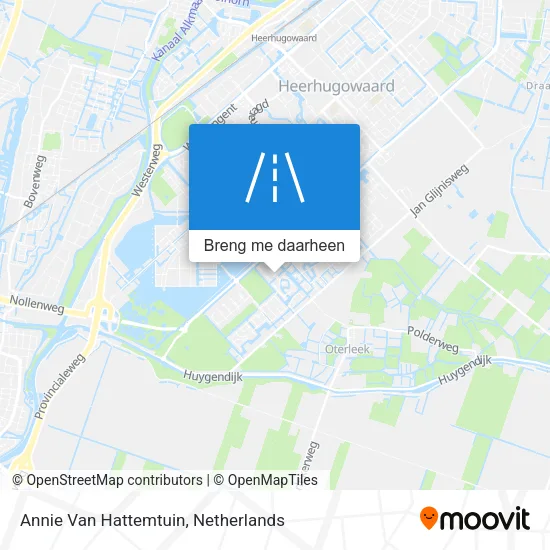 Annie Van Hattemtuin kaart