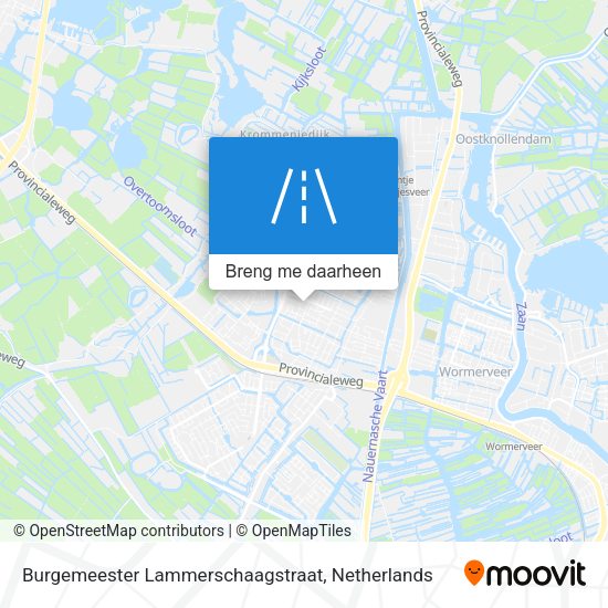 Burgemeester Lammerschaagstraat kaart