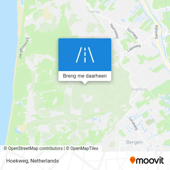 Hoekweg kaart
