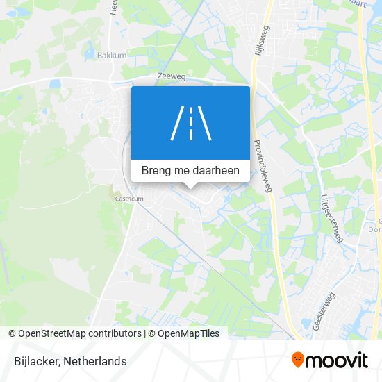 Bijlacker kaart