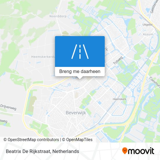 Beatrix De Rijkstraat kaart
