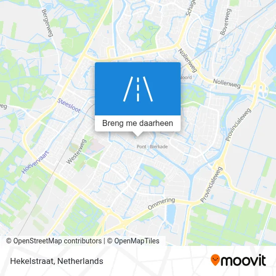 Hekelstraat kaart