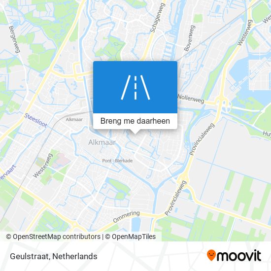 Geulstraat kaart