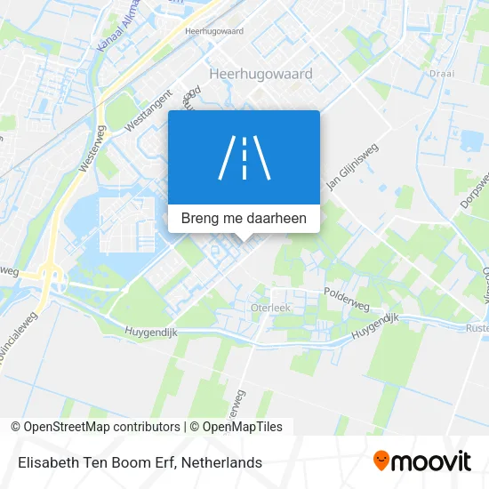 Elisabeth Ten Boom Erf kaart