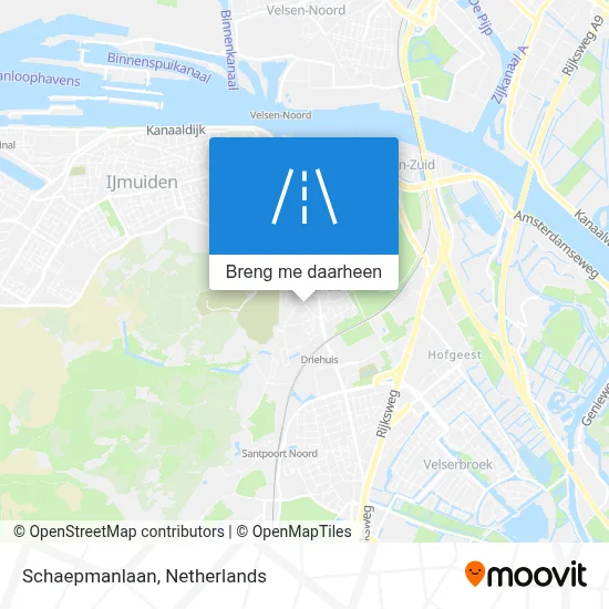 Schaepmanlaan kaart