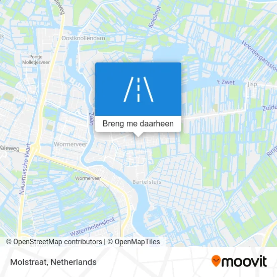 Molstraat kaart