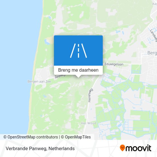 Verbrande Panweg kaart