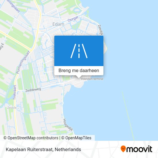 Kapelaan Ruiterstraat kaart