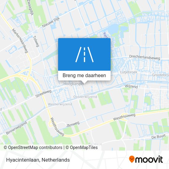 Hyacintenlaan kaart