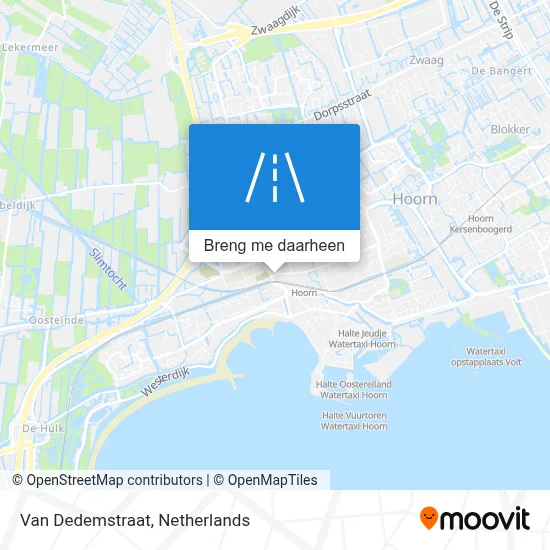 Van Dedemstraat kaart