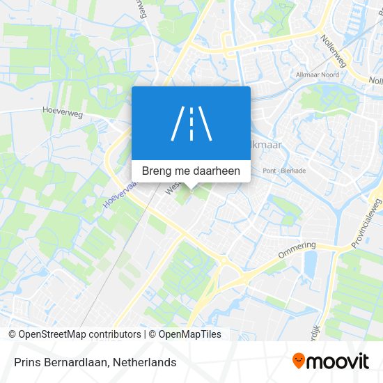 Prins Bernardlaan kaart