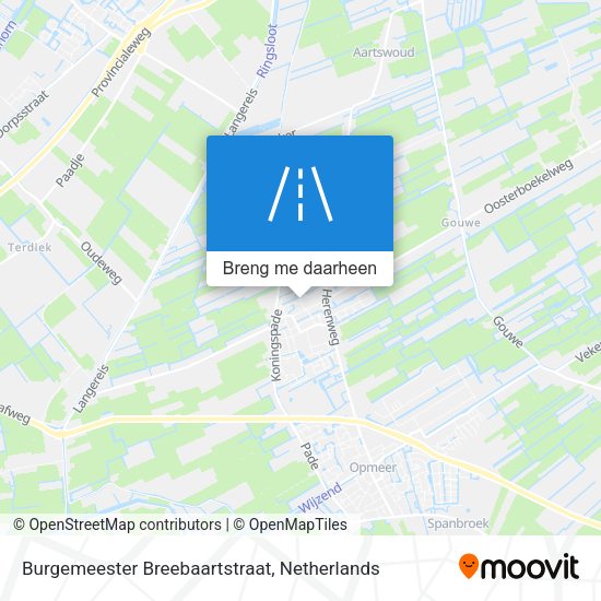 Burgemeester Breebaartstraat kaart