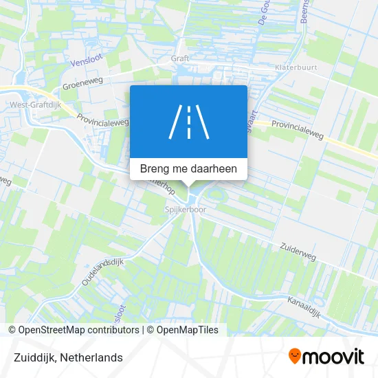 Zuiddijk kaart