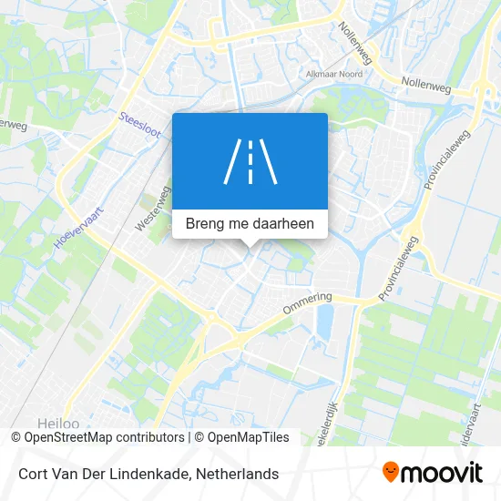 Cort Van Der Lindenkade kaart