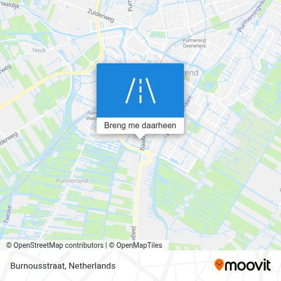Burnousstraat kaart