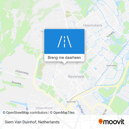Siem Van Duinhof kaart