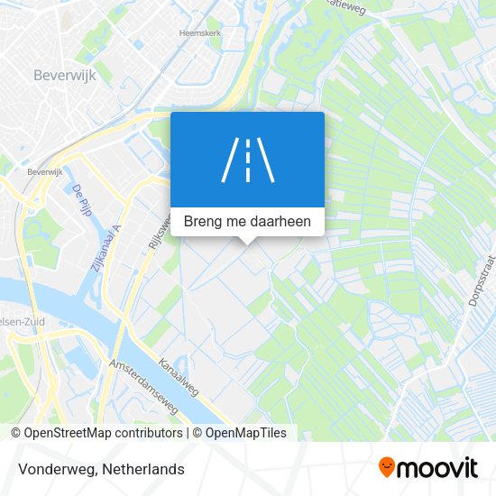 Vonderweg kaart