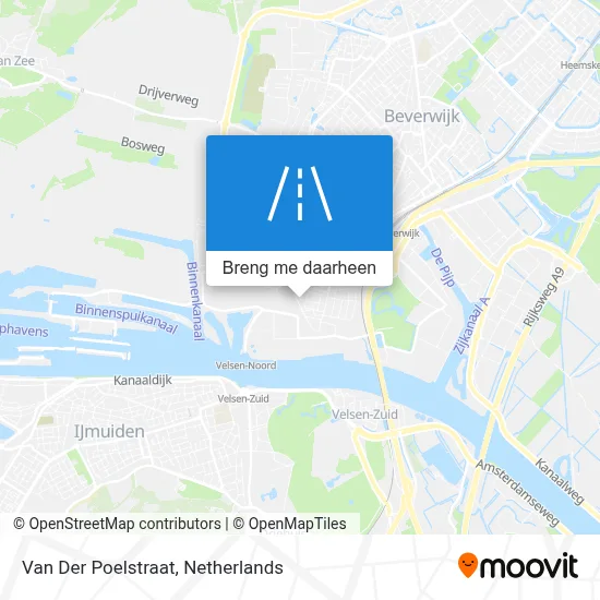 Van Der Poelstraat kaart