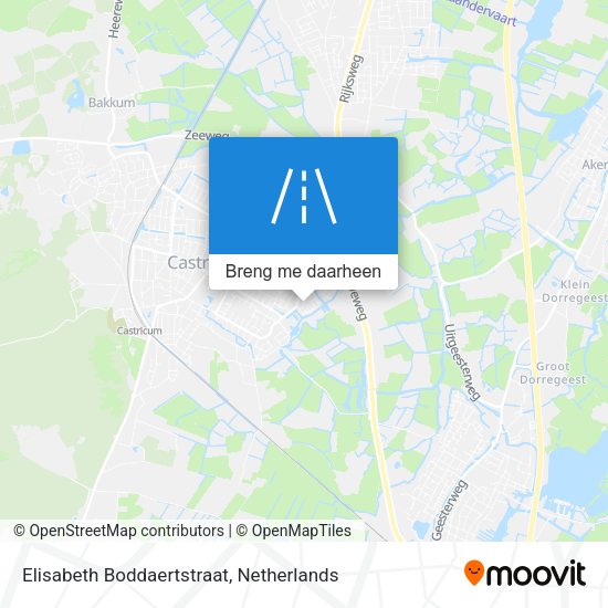 Elisabeth Boddaertstraat kaart
