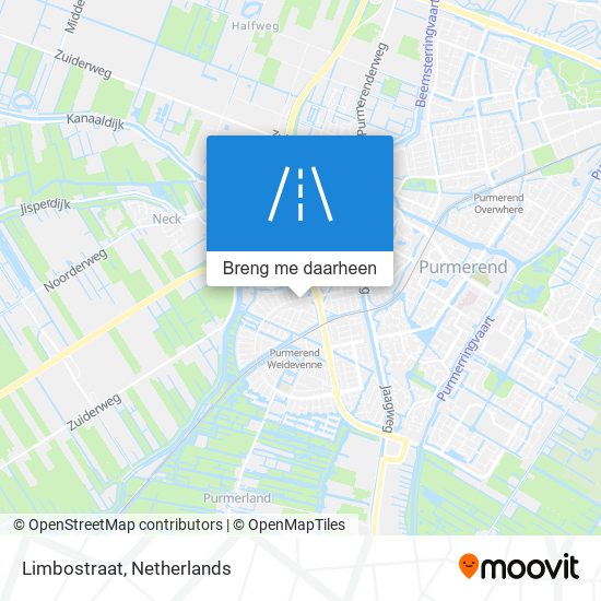 Limbostraat kaart