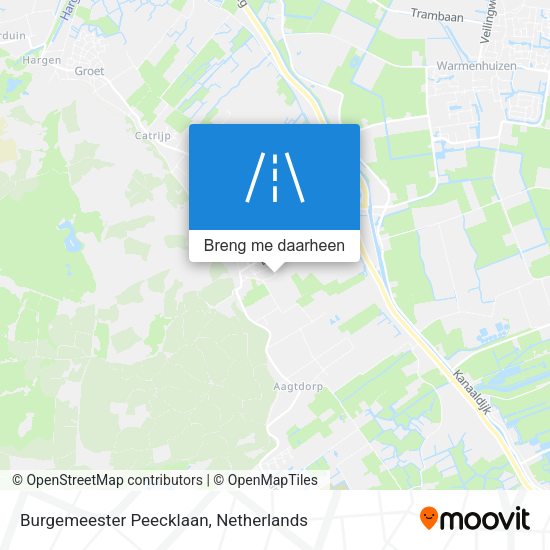 Burgemeester Peecklaan kaart