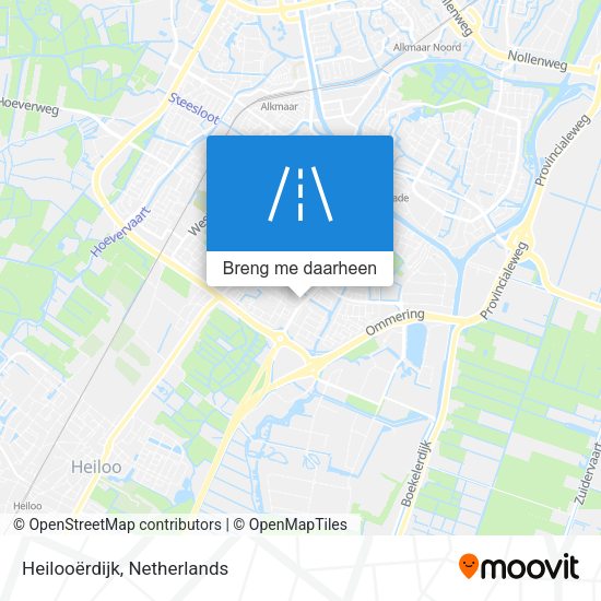 Heilooërdijk kaart