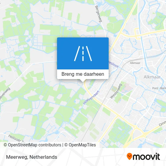 Meerweg kaart