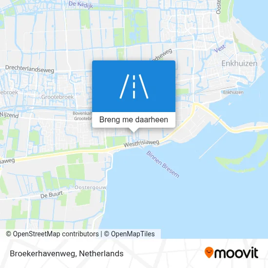 Broekerhavenweg kaart