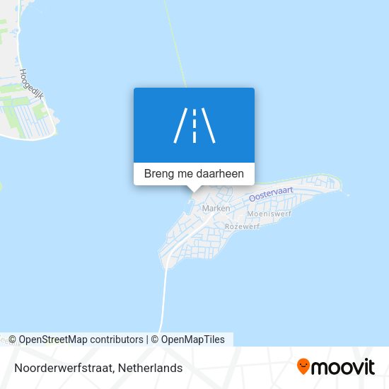 Noorderwerfstraat kaart