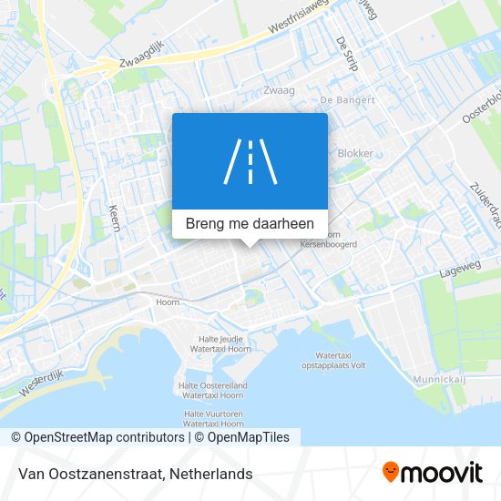 Van Oostzanenstraat kaart