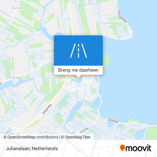 Julianalaan kaart