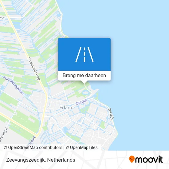 Zeevangszeedijk kaart