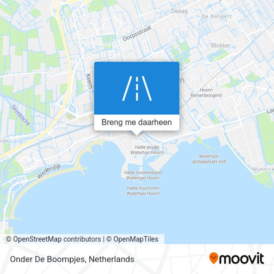 Onder De Boompjes kaart