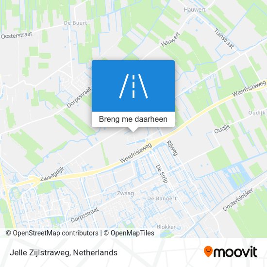 Jelle Zijlstraweg kaart