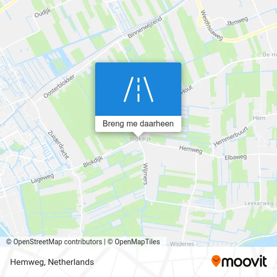 Hemweg kaart