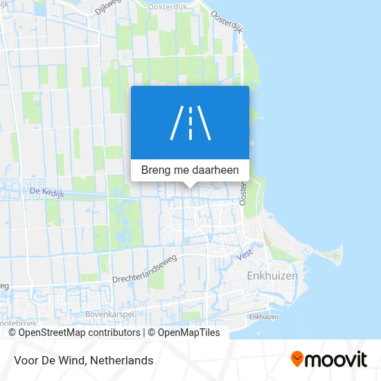 Voor De Wind kaart