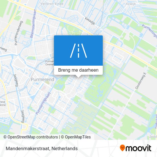 Mandenmakerstraat kaart