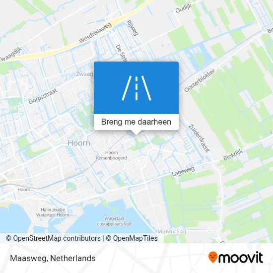 Maasweg kaart