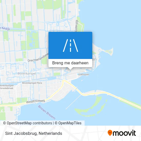 Sint Jacobsbrug kaart