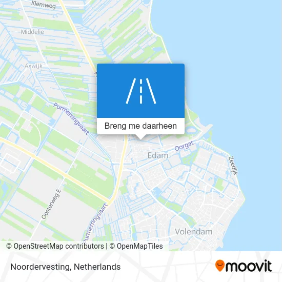 Noordervesting kaart