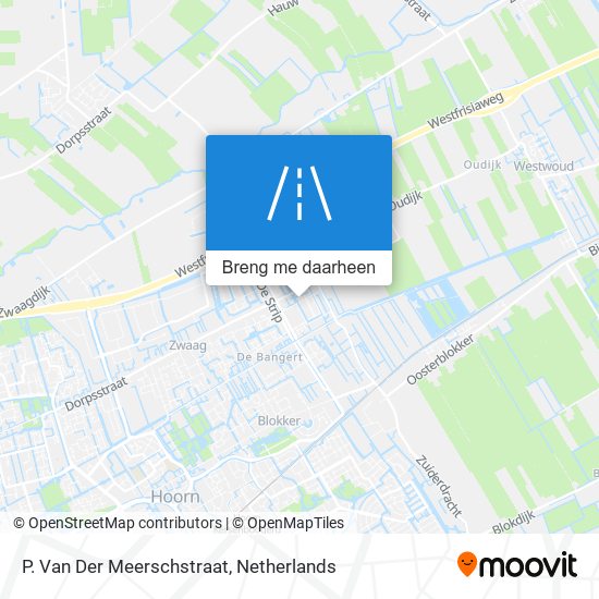 P. Van Der Meerschstraat kaart