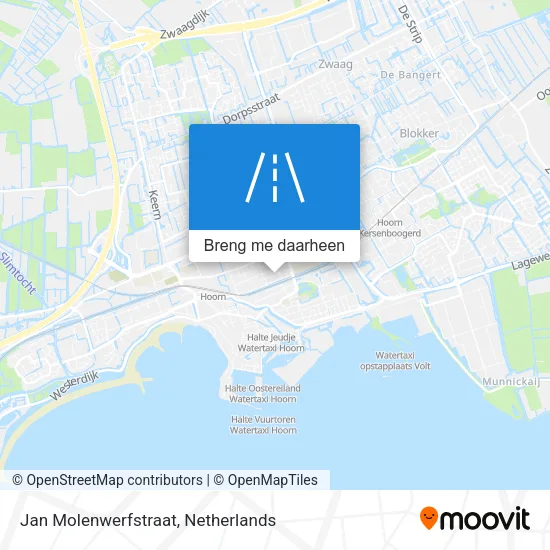 Jan Molenwerfstraat kaart