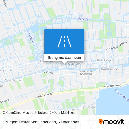 Burgemeester Schrijnderlaan kaart