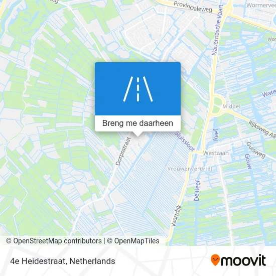 4e Heidestraat kaart