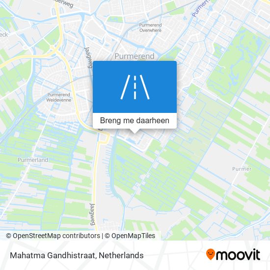 Mahatma Gandhistraat kaart