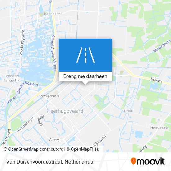Van Duivenvoordestraat kaart