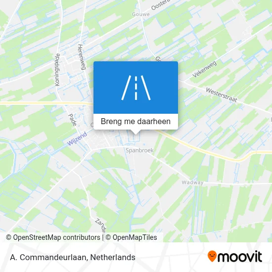 A. Commandeurlaan kaart