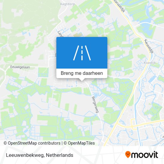 Leeuwenbekweg kaart