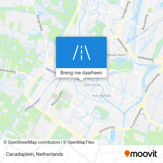 Canadaplein kaart