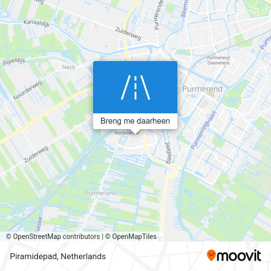 Piramidepad kaart